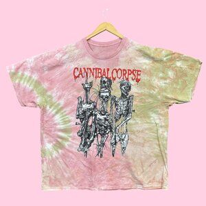 Cannibal Corpse North American Tour Death Metal Band Tie-Dye Tee 3XL